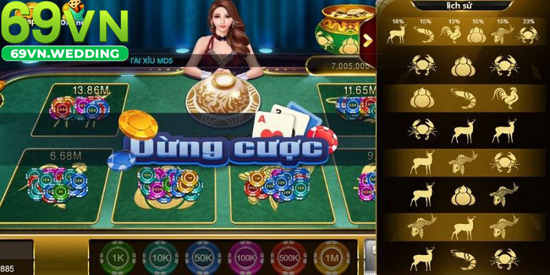 Các hình thức đặt cược trong game bầu cua